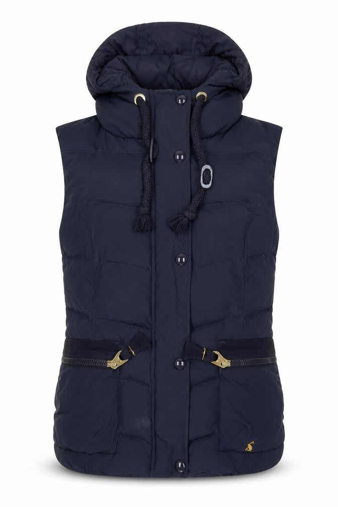 Womens UK Size 8 Joules Navy Puffer Jacket