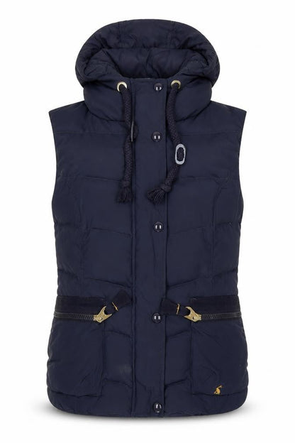 Womens UK Size 8 Joules Navy Puffer Jacket