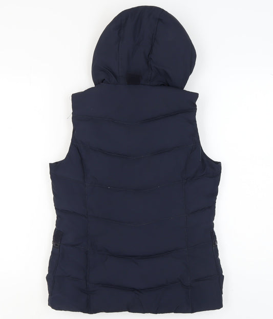 Womens UK Size 8 Joules Navy Puffer Jacket