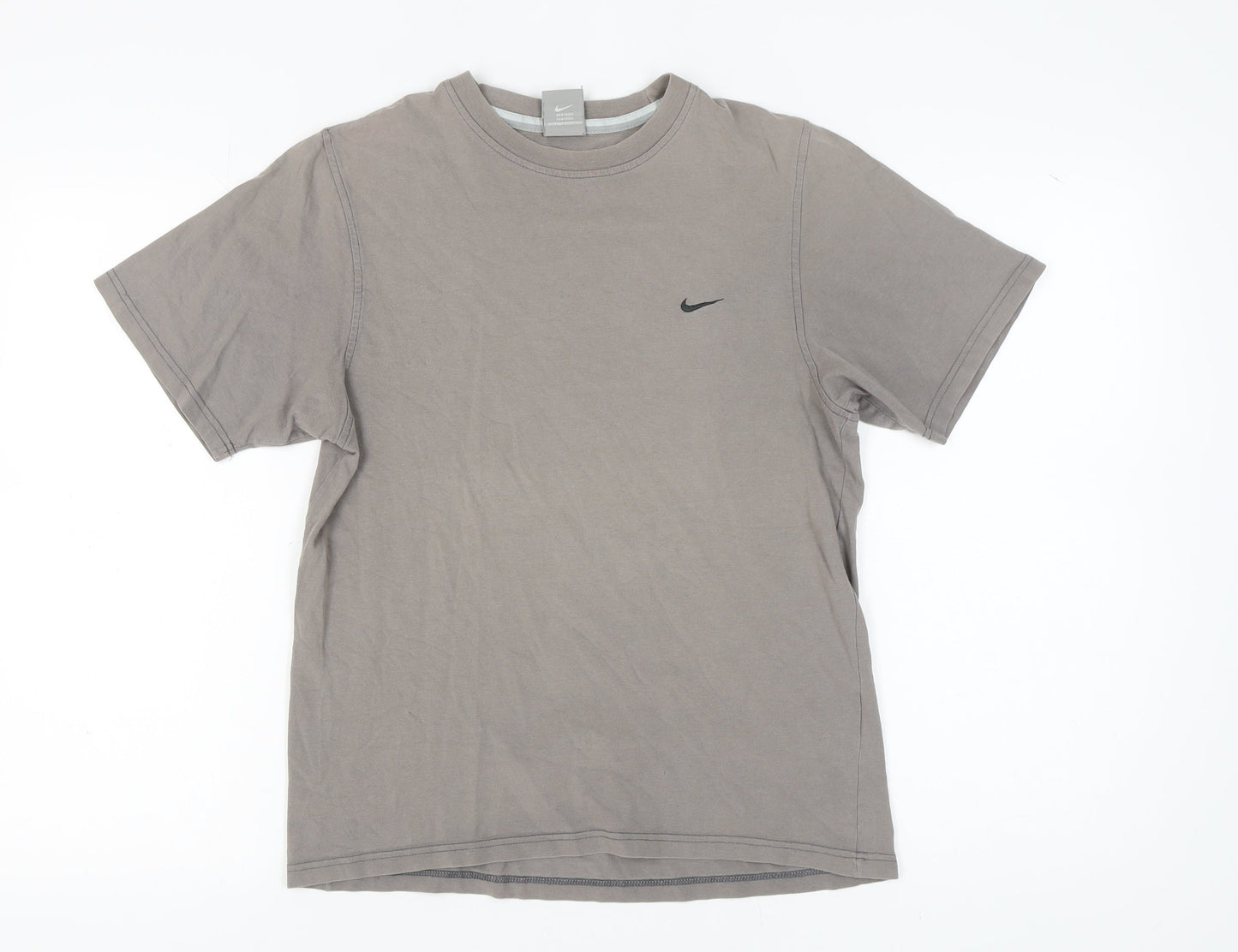 Unisex Adults UK Size S Nike Grey Basic T-Shirt