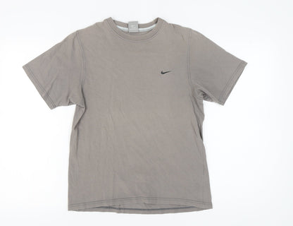 Unisex Adults UK Size S Nike Grey Basic T-Shirt