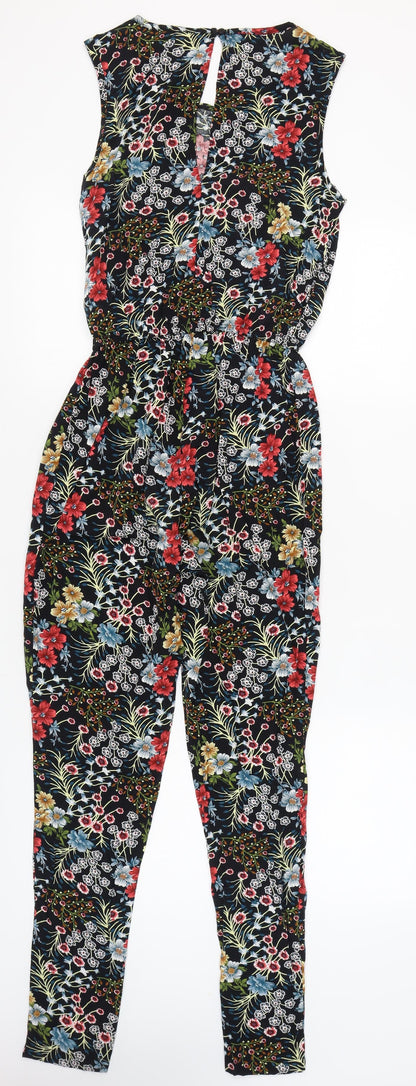 Jacqueline de Yong Women's Floral Jumpsuit, Size 6