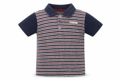 Front view of McKenzie unisex baby polo - multicoloured, 9-12 months