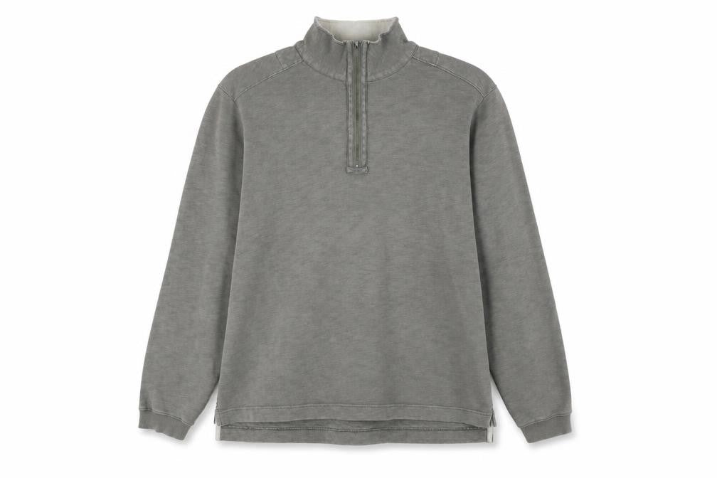 Mens UK Size L White Stuff Grey Henley Sweatshirt
