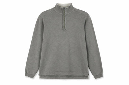 Mens UK Size L White Stuff Grey Henley Sweatshirt