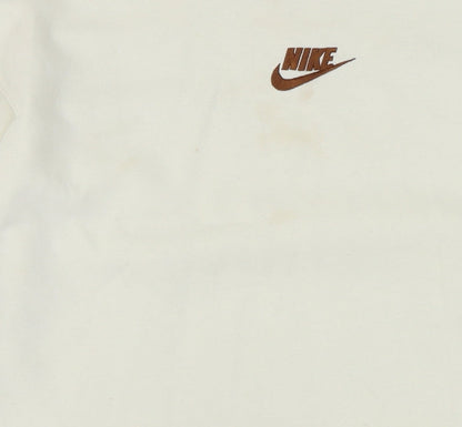 Nike Girls Ivory XL Pullover Sweatshirt Long Sleeve Casual