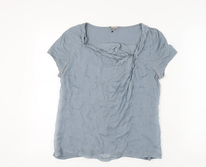 Womens UK Size L Jigsaw Blue Basic T-Shirt