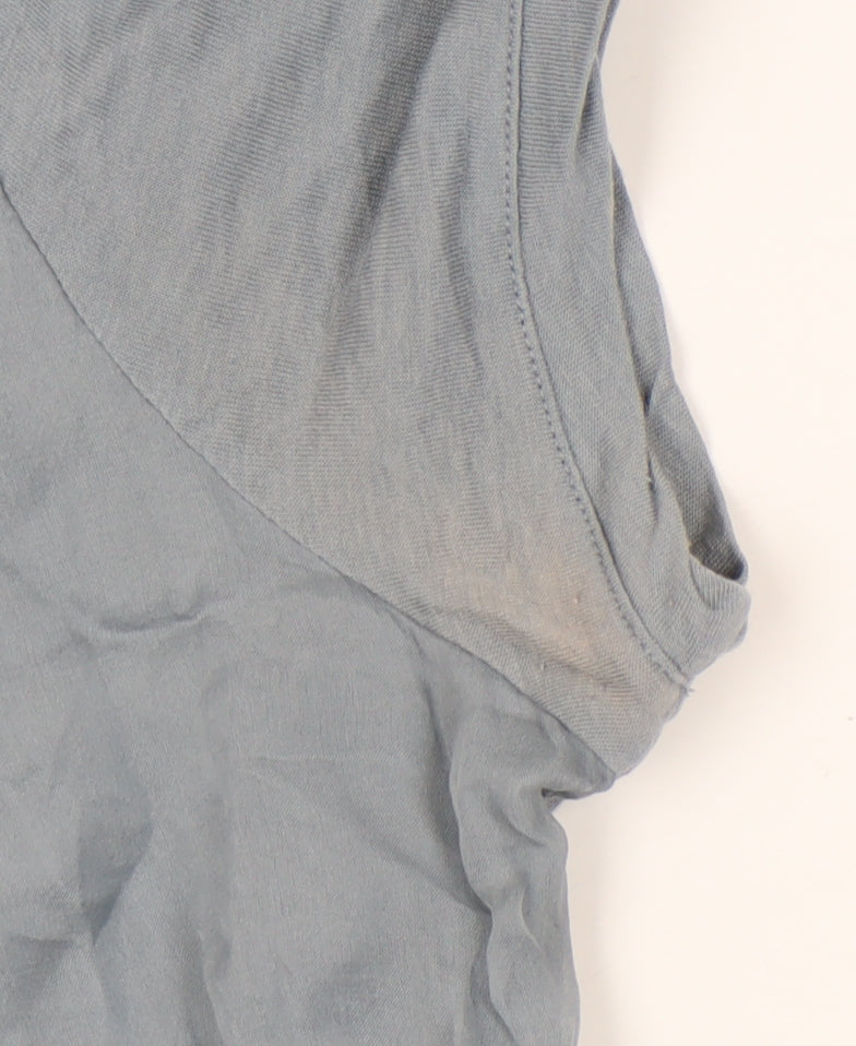Womens UK Size L Jigsaw Blue Basic T-Shirt