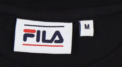 Mens UK Size M FILA Black  T-Shirt