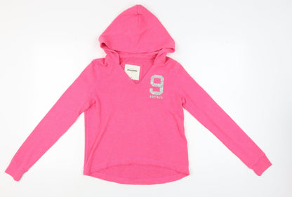 Abercrombie Girls Pink Pullover Hoodie XL