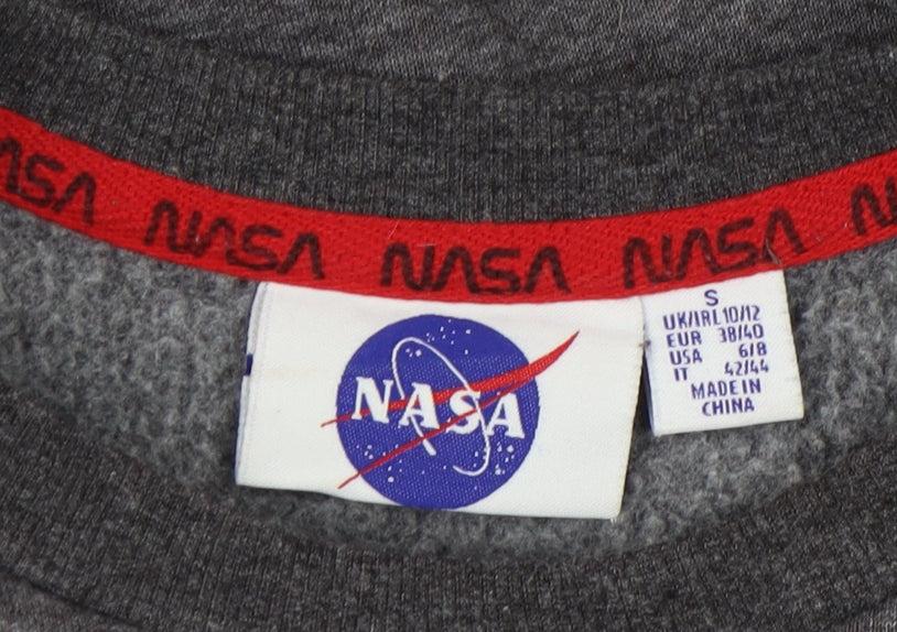 NASA Grey Unisex Sweatshirt, Small, Graphic Logo, New