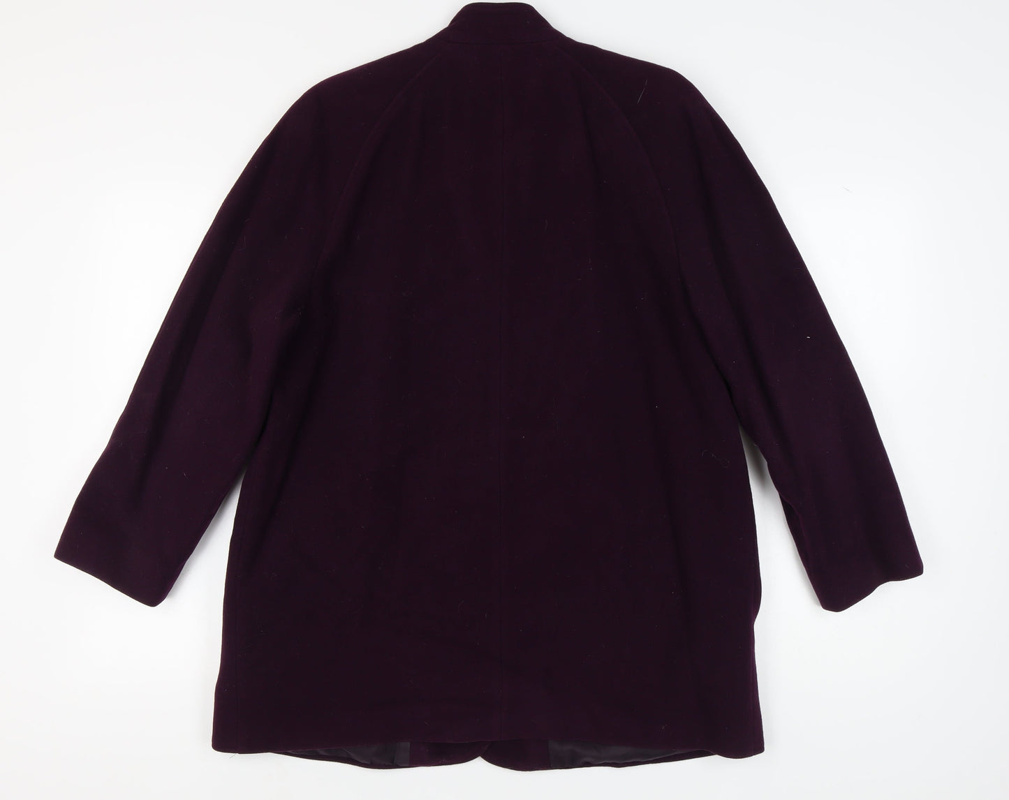 Eastex Women's Purple Wool Mid-Length Coat Size 16