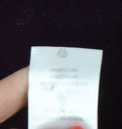 Eastex Women's Purple Wool Mid-Length Coat Size 16