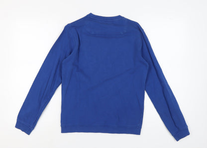Mens UK Size S JACK & JONES Blue Pullover Sweatshirt