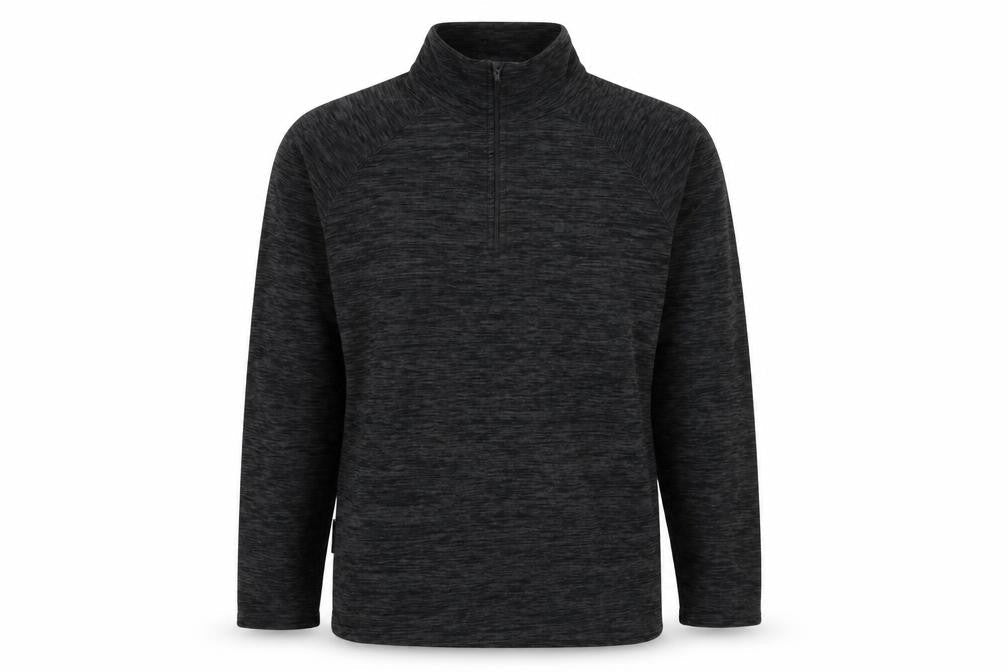 Mens UK Size M Mountain Warehouse Black 1/4 Zip Sweatshirt