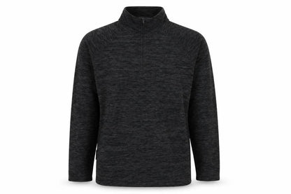 Mens UK Size M Mountain Warehouse Black 1/4 Zip Sweatshirt
