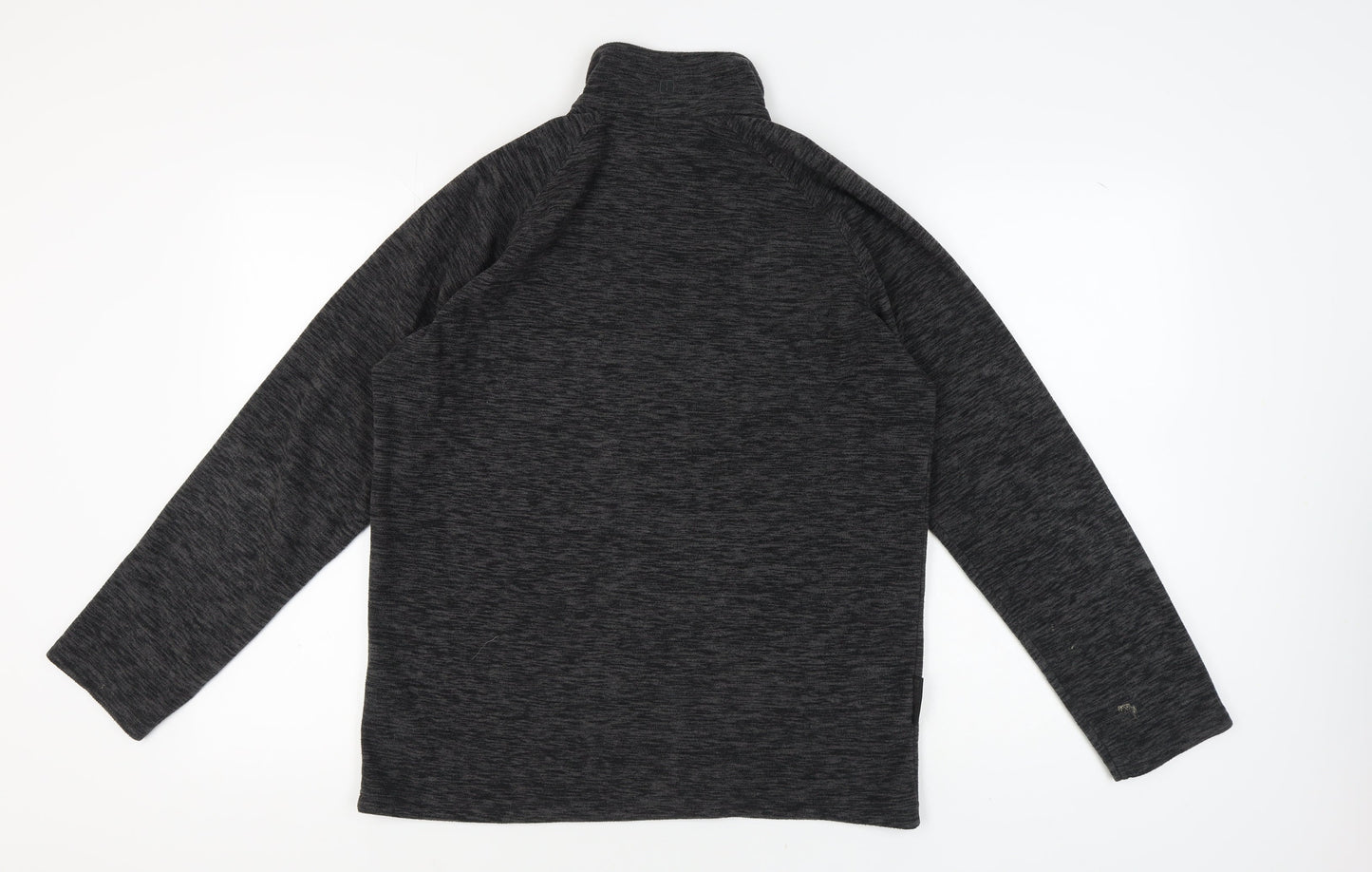 Mens UK Size M Mountain Warehouse Black 1/4 Zip Sweatshirt
