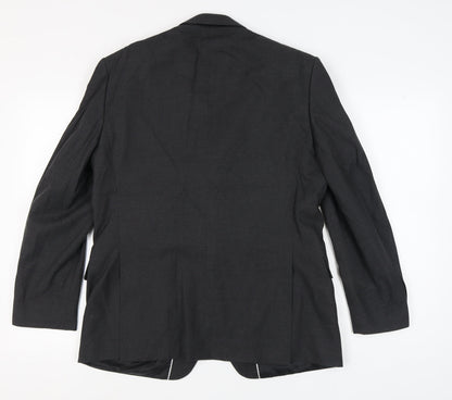 Mens UK Size 42 Dehavilland Regular Grey Suit Jacket