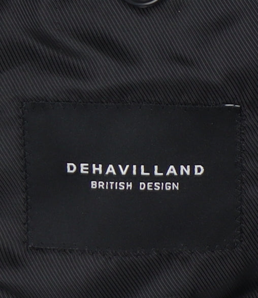 Mens UK Size 42 Dehavilland Regular Grey Suit Jacket