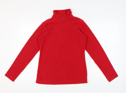 Womens UK Size S Mountain Warehouse Red Pullover Sweatshirt
