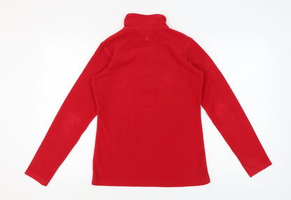 Womens UK Size S Mountain Warehouse Red Pullover Sweatshirt