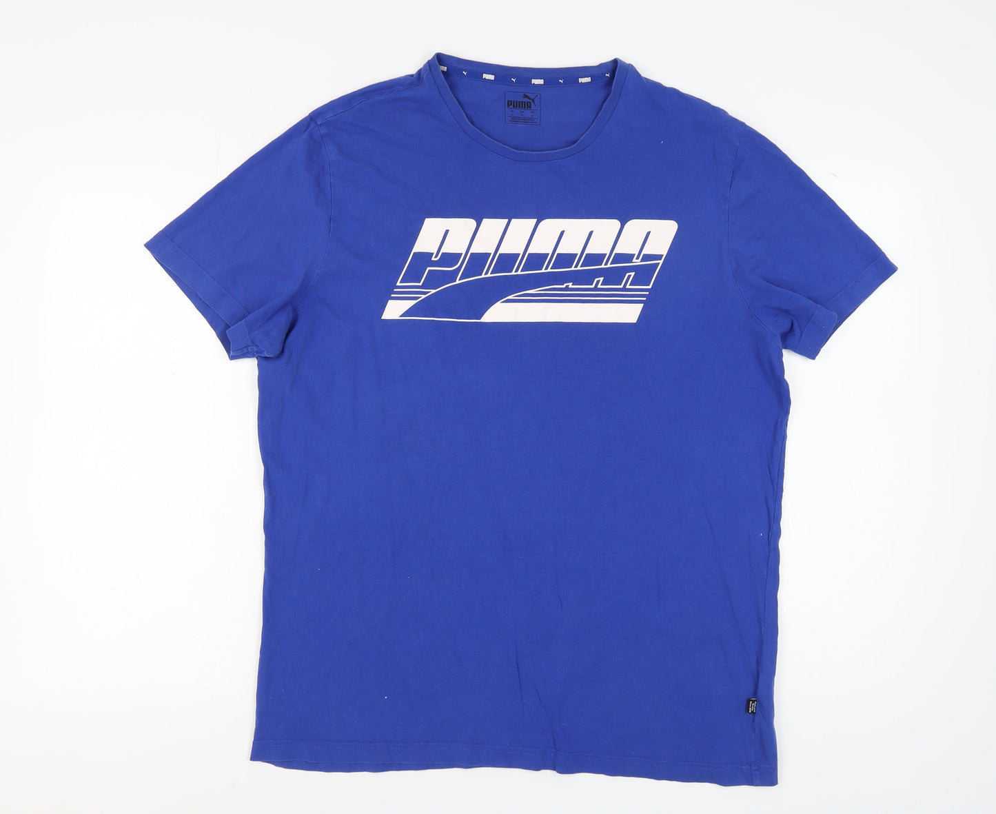 Puma Men's Blue XL Graphic Print T-Shirt