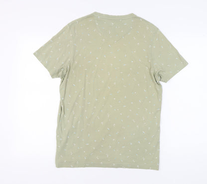 Mens UK Size M Farah Green  T-Shirt