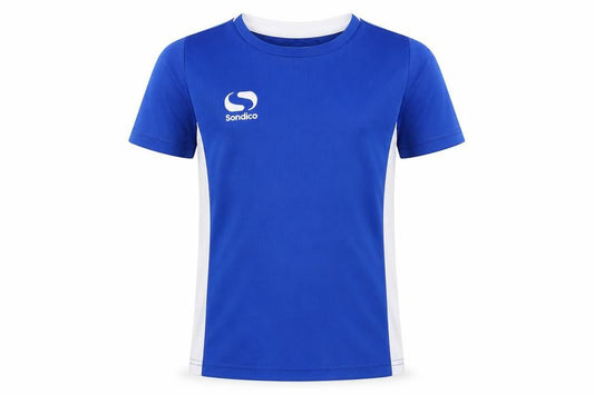 Sondico Boys' Blue Football T-Shirt, 3-4 Years, Sports Activewear