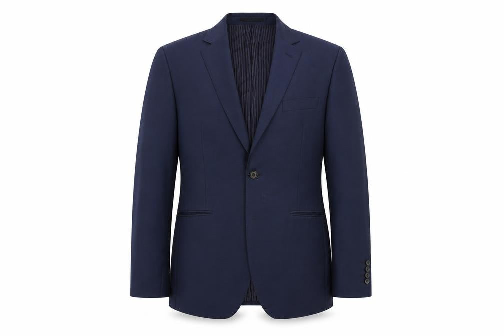 Mens UK Size 40 Austin Reed Regular Blue Suit Jacket