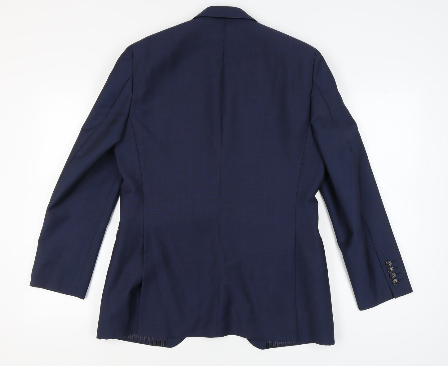 Austin Reed Men's Blue Blazer, Size 40R, Mohair Blend