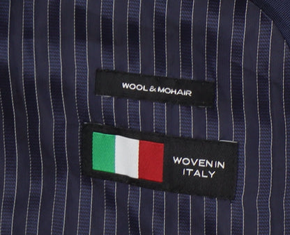 Austin Reed Men's Blue Blazer, Size 40R, Mohair Blend