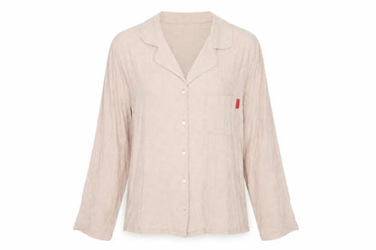 Calvin Klein Women's Beige Pyjama Shirt M