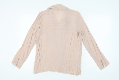 Calvin Klein Women's Beige Pyjama Shirt M