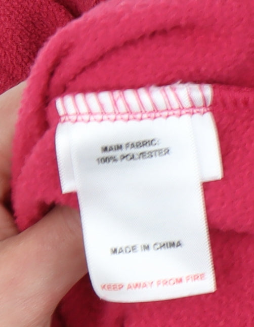 Peter Storm Girls Red Fleece Pullover Sweatshirt 13 Years