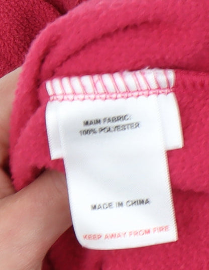 Peter Storm Girls Red Fleece Pullover Sweatshirt 13 Years