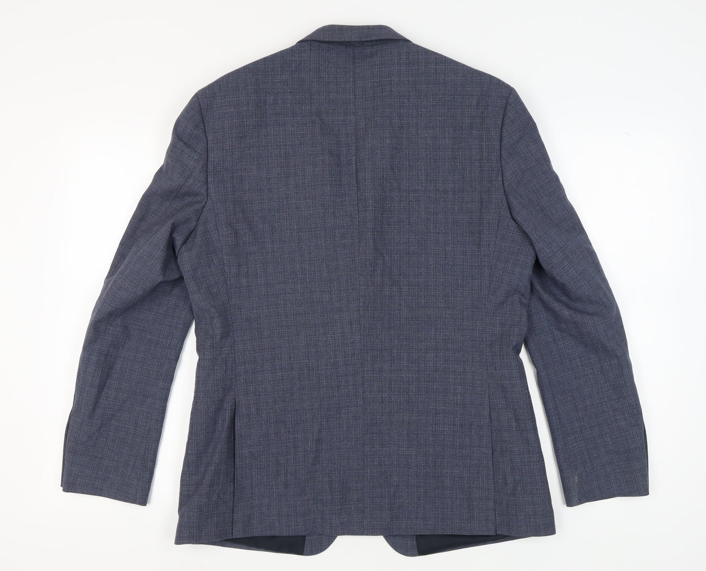 Mens UK Size 42 Ben Sherman Regular Blue Suit Jacket