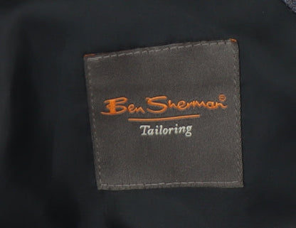 Mens UK Size 42 Ben Sherman Regular Blue Suit Jacket