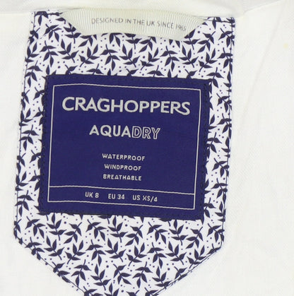 Womens UK Size 8 Craghoppers Blue Rain Coat