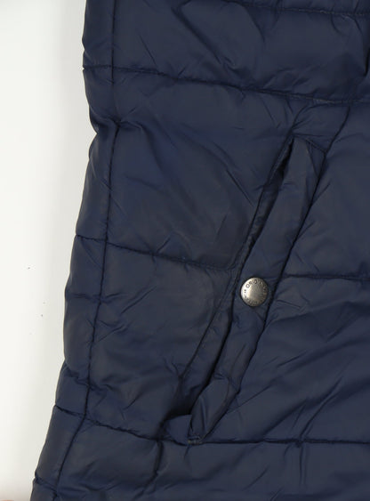 Mens UK Size M JACK & JONES Blue Puffer Jacket