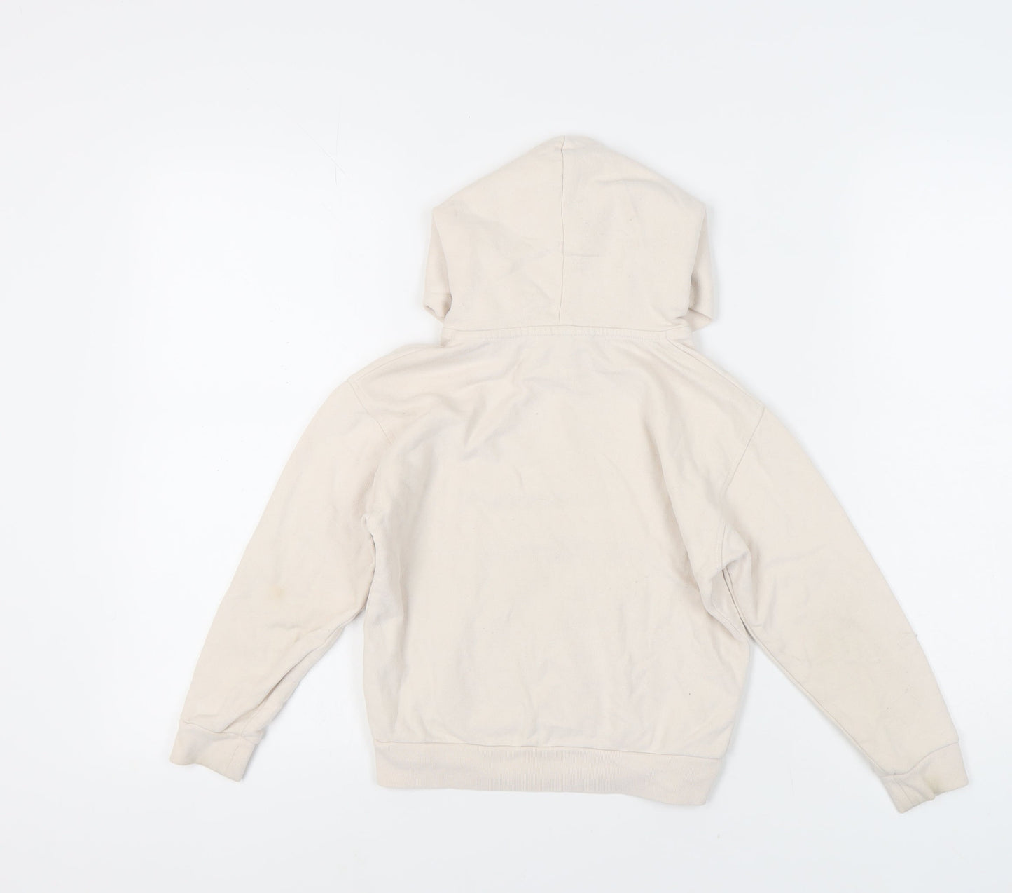 Reiss Girls Beige Hoodie, 6-7 Years, Cotton Pullover