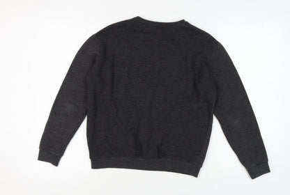 NASA Graphic Sweatshirt, Black, Size 10