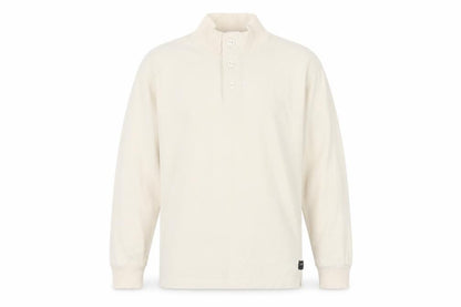 Sonneti Men's Beige Henley Long Sleeve Sweatshirt - Size L