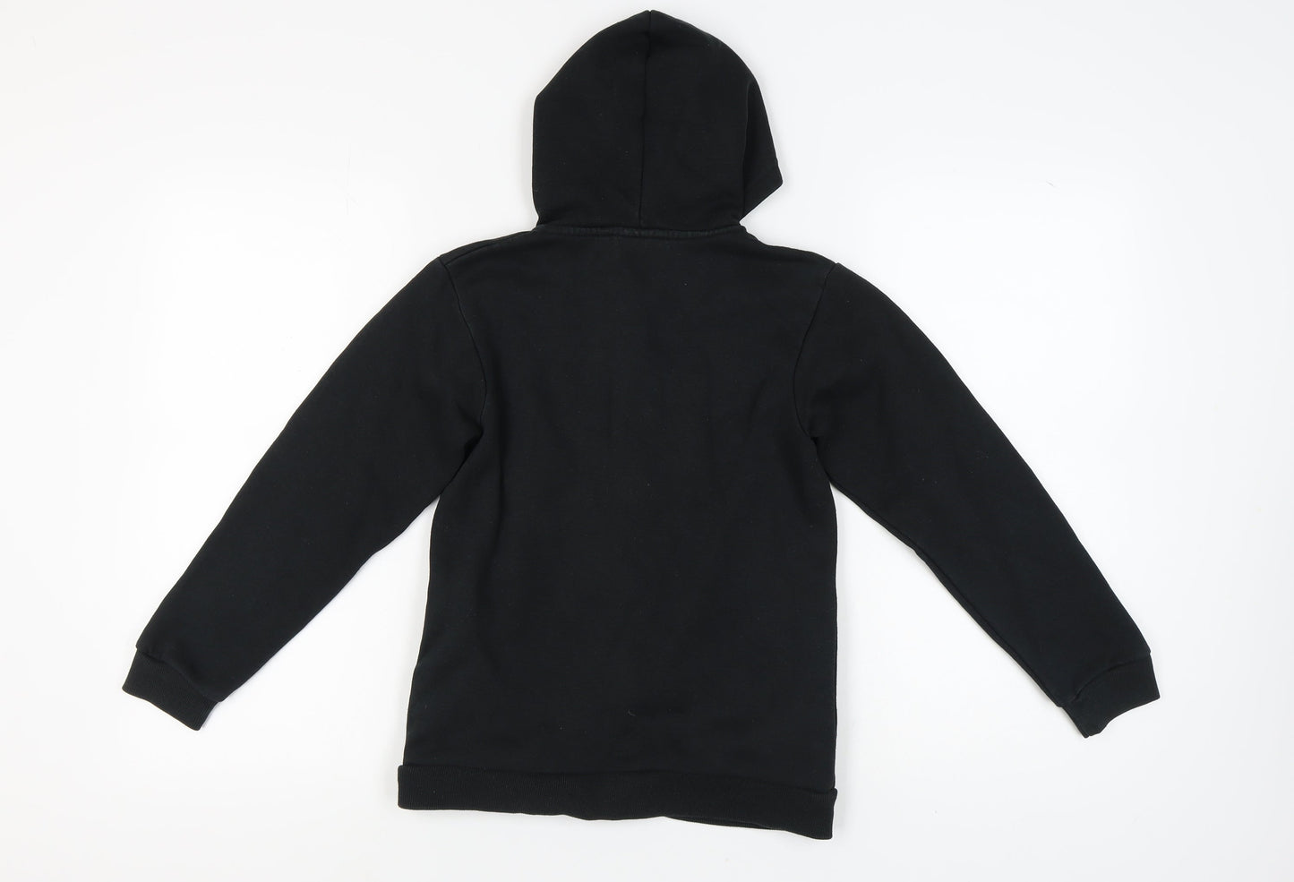 McKenzie Boys Black Full Zip Hoodie 12-13 Years, Hooded, Logo