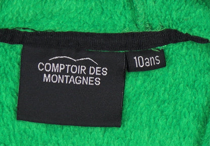 Comptoir Des Montagnes Boys Green Hooded Jacket, 10 Years