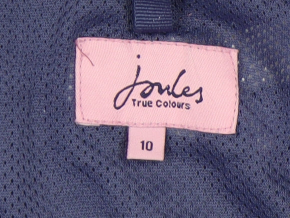 Womens UK Size 10 Joules Blue Parka Coat