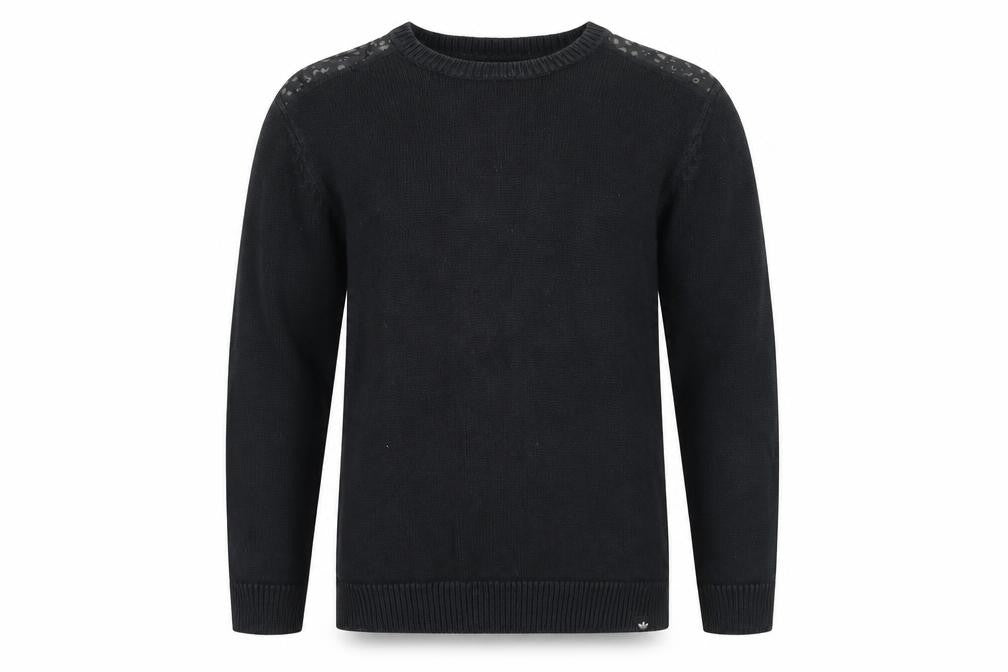 Mens UK Size M adidas Black Pullover Jumper