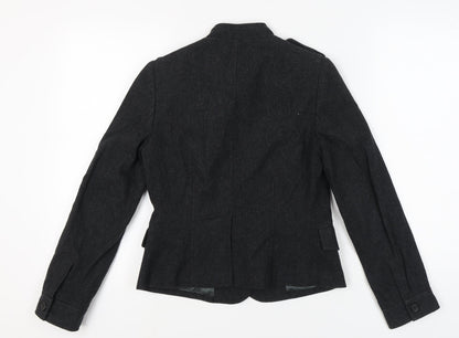Banana Republic Women's Black Military Jacket Size 2