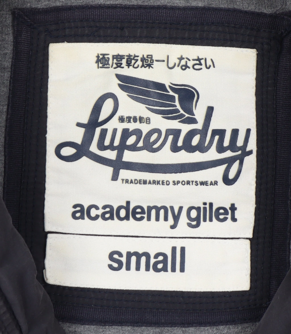 Womens UK Size S Superdry Black Puffer Jacket