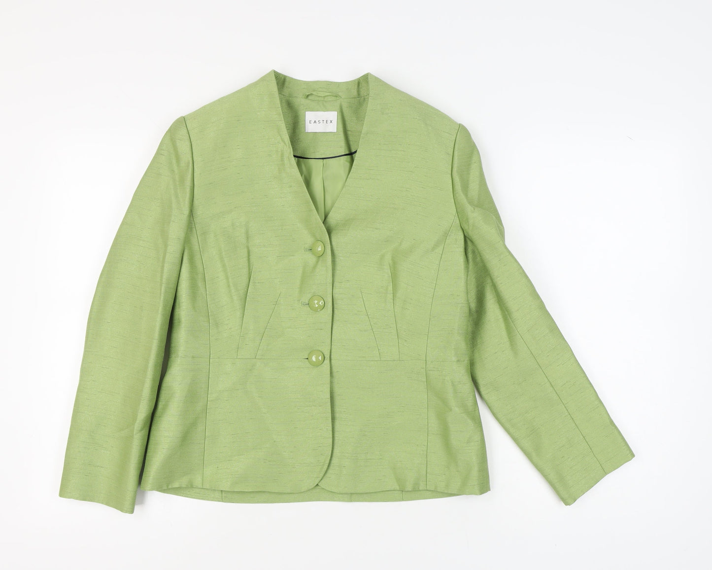 Eastex Women's Green Blazer Size 10 Long Sleeve