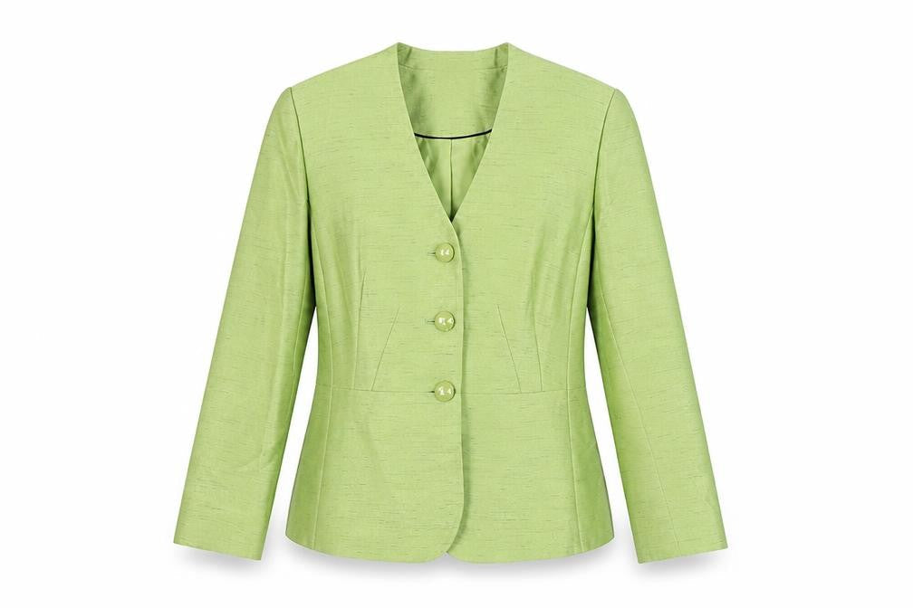 Womens UK Size 10 Eastex Regular Green Blazer